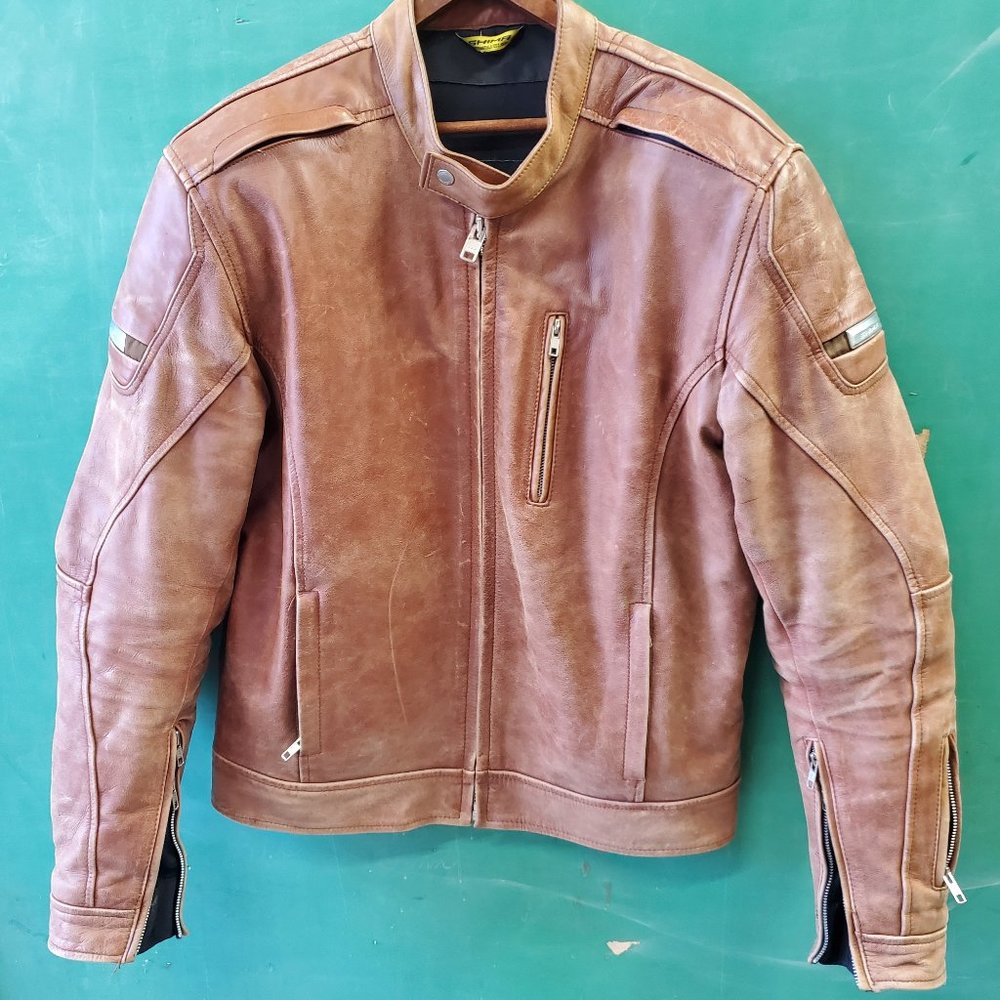 Shima moto leather